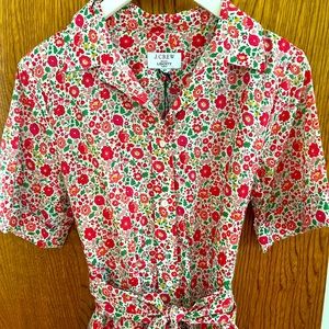 J. Crew x Liberty Floral Shirtdress